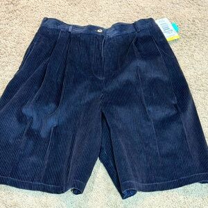 Vintage Harve Bernard Corduroy Shorts NWT Size 14